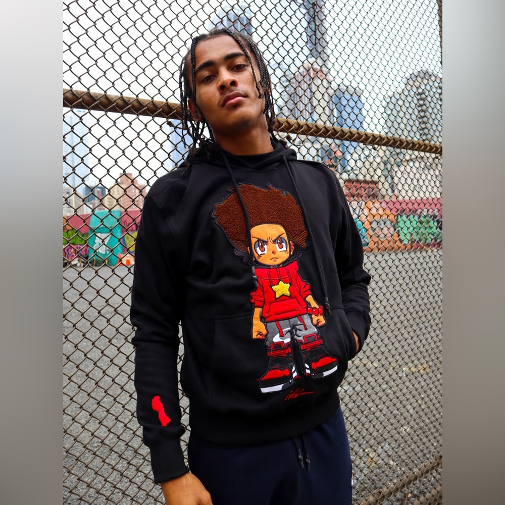Dekryptic X The Boondocks Huey Embroidered Hoodie